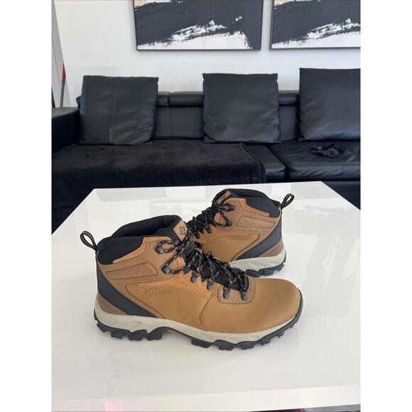 NIB COLUMBIA 1594731-291 MEN\'S NEWTON RIDGE PULS II WATERPROOF ELK/BLACK BOOT 14 main image 12